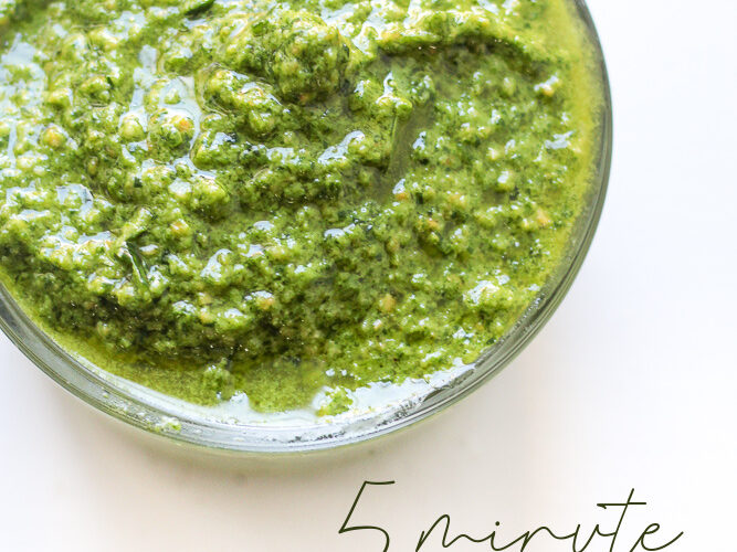 Kale Pesto – 5 minute recipe